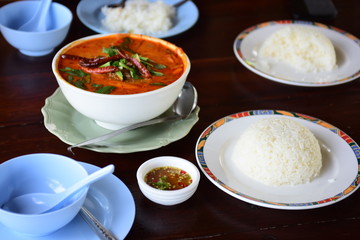 Thai food in the market