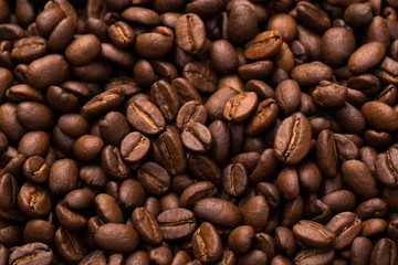 roasted coffee beans, can be used as background