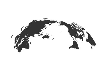 World Map Globe Isolated