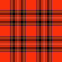 Tartan red and black seamless pattern.