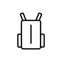 bacpack icon vector illustration design template eps - 10