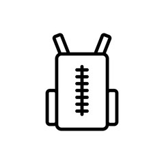 bacpack icon vector illustration design template eps - 10