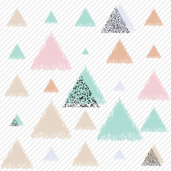 Geometric illustration with triangles
