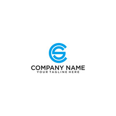 Letter CS C S Logo Design, Creative Modern Letters Vector Icon Logo Illustration