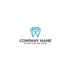 Dental, dentistry, tooth logo template