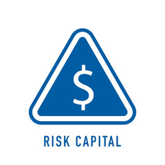 Risk Capital outline icon. Vector icon