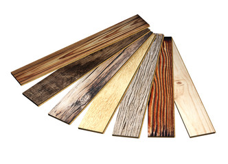 New oak parquet of different colors