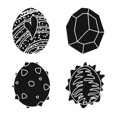 Vector design of fantastic and cute icon. Set of fantastic and magic stock symbol for web.