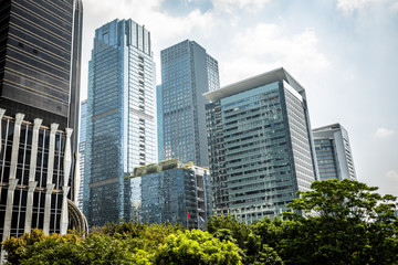 Fototapeta premium Scenery of Shenzhen City, China