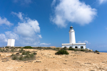La Mola cape in Formentera island Spain
