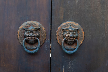 Chinese traditional door handle