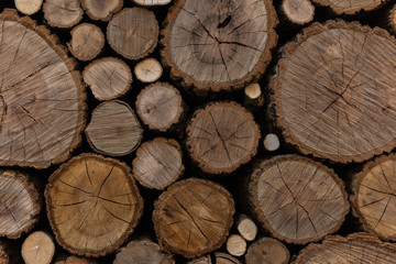 Round wood stem pattern