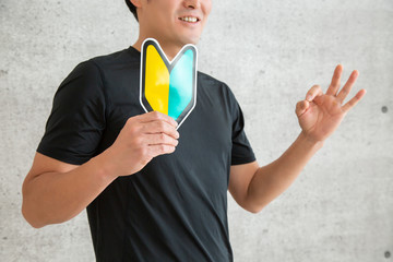 スポーツウェアを着た男性