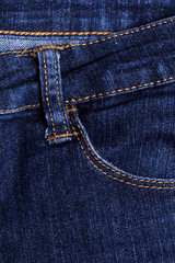 Denim jeans texture or denim jeans background with old torn. - Image