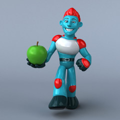 Red Robot - 3D Illustration