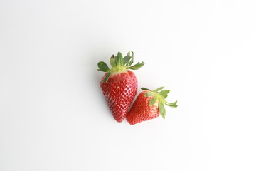 strawberry on colorful background