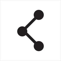 Share black vector icon