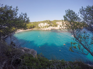 Macarella cove Minorca island Balearics Spain