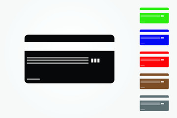 Obraz premium ATM card vector for online payment and shopping illustration