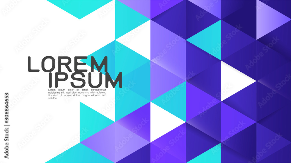 Aufkleber abstract colorful gradient mixed geometric template and modern overlapping. vector illustration