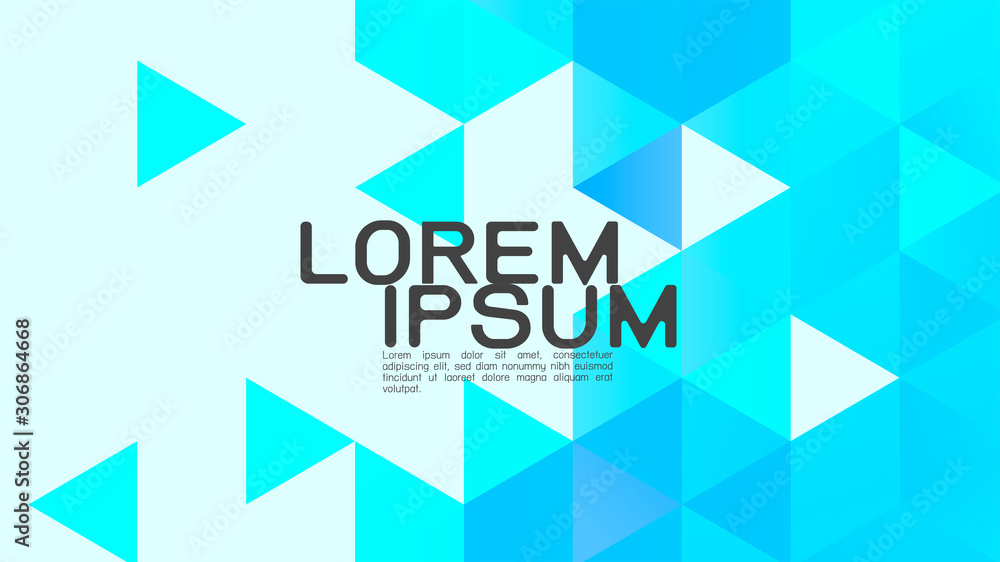 Aufkleber abstract gradient blue mixed geometric template and modern overlapping on white background. vector i