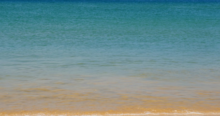 Beautiful blue sea beach and sky