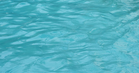Swimming pool water wave in blue color