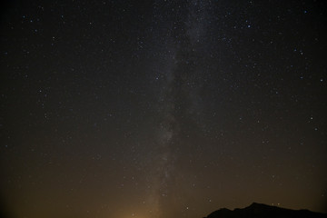 Milky way Grazalema mountains Cadiz Andalusia Spain