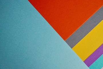 lines and shapes with colorful papers textured, abstract background