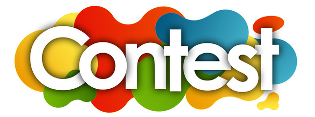 contest in color bubble background