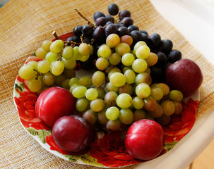 fruits on a plate