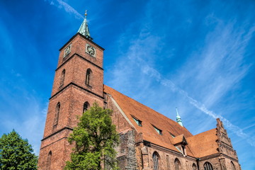 Fototapeta na wymiar marienkirche in bernau bei berlin, deutschland
