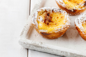 Homemade version of spanish sweet dessert called Crema Catalana.