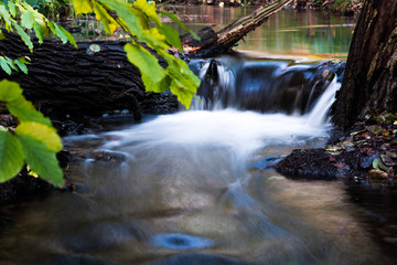 Waterfall Flowing Water Smooth Fog River Sea Wood Forest
