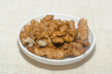 Walnut still life close-up