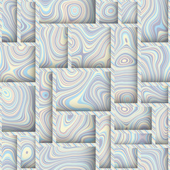 Paper cut shapes design. Seamless vector pattern.