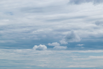 blue sky with clouds. background