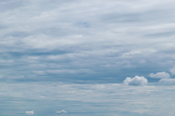blue sky with clouds. background