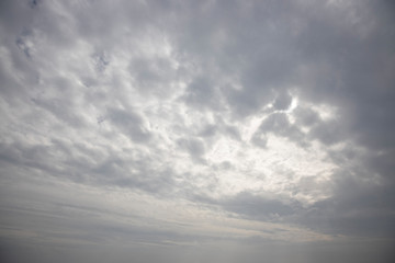 Obraz premium stormy weather and fluffy clouds