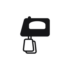 Kitchen mixer icon, vector isolated