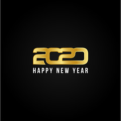 New Years 2020 Design Template Vector illustration