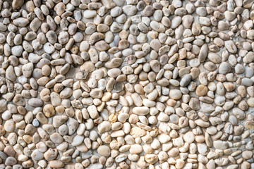 Sea stone background (texture).Relaxing pebbles background for nature pattern concept.