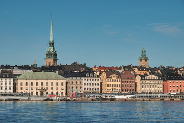 Fototapeta premium The Landscape of Stockholm City, Sweden