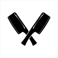 Meat Chopper Icon, Knife