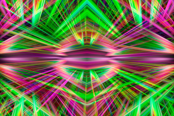 Colorful light beams background