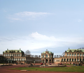 Obraz premium Zwinger in Dresden im Herbst