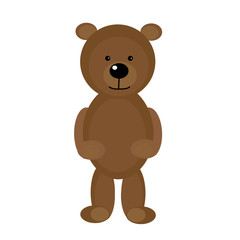 Cute and beautiful brown Teddy bear in the form of a toy