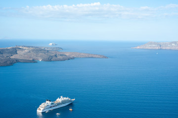View of Nea Kameni, Santorini