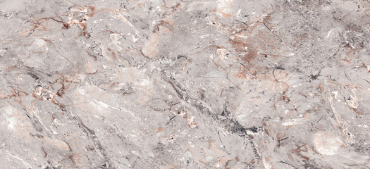 Natural marble stone texture background with brown curly veins, Grey colored marble for interior-exterior home decoration and ceramic tile surface, Quality marble stone texture with deep veins.