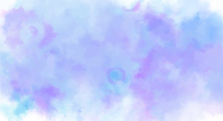 Blue watercolor background for your design, watercolor background concept, vector.